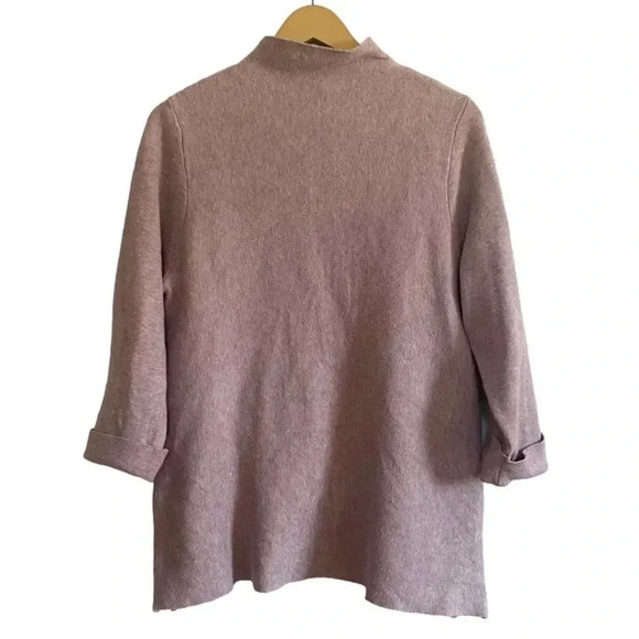 Tahari Mauve Mock Turtleneck Sweater - Picture 1 of 13